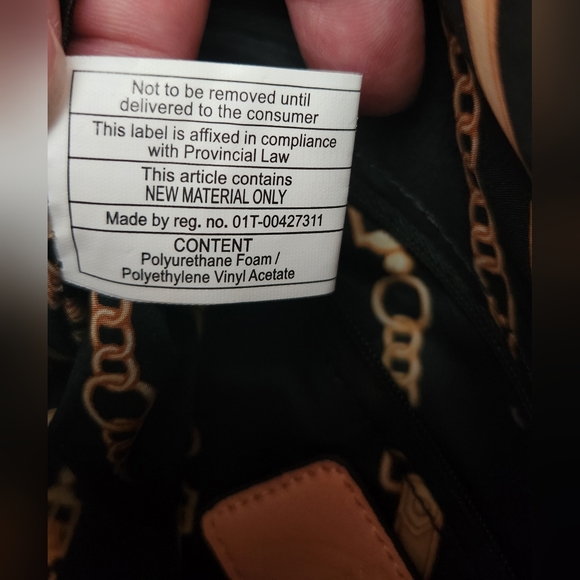 Anne Klein Faux Leather Quilted Satchel Bag in Peach; Brand-New Without Tags - Picture 12 of 16